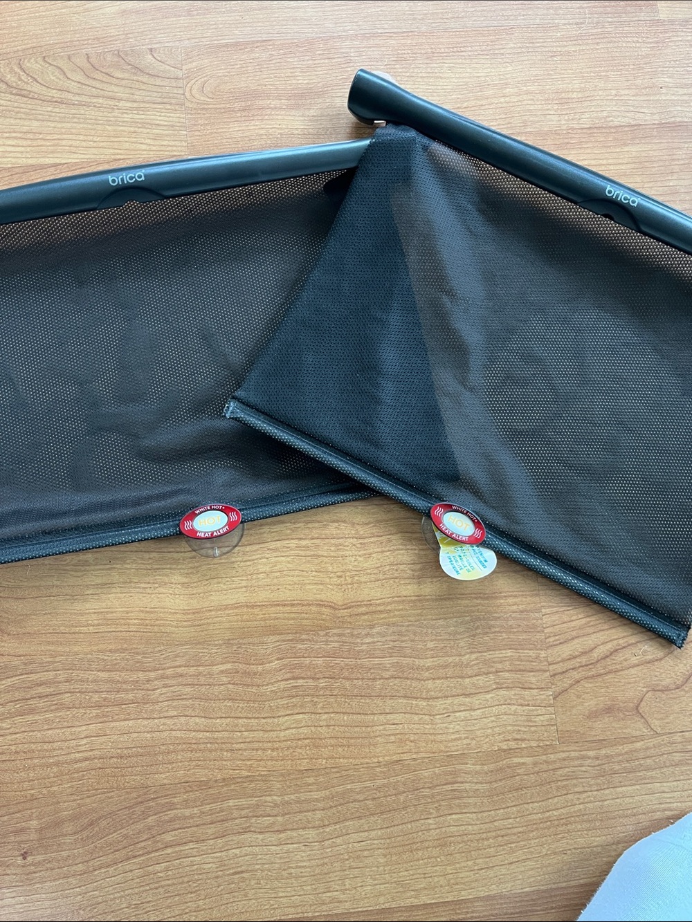 Brica Black Mesh Car Window Shades - Pair